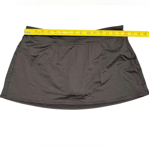 Land’s End Tankini and Swim Skirt Size 12 Black - Picture 10 of 16